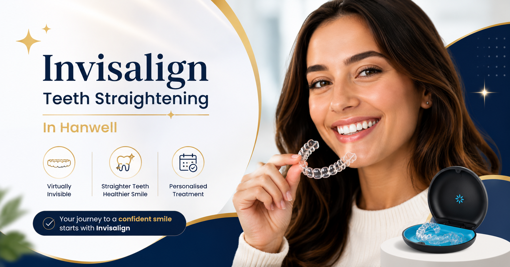 invisalign teeth straightening in Hanwell