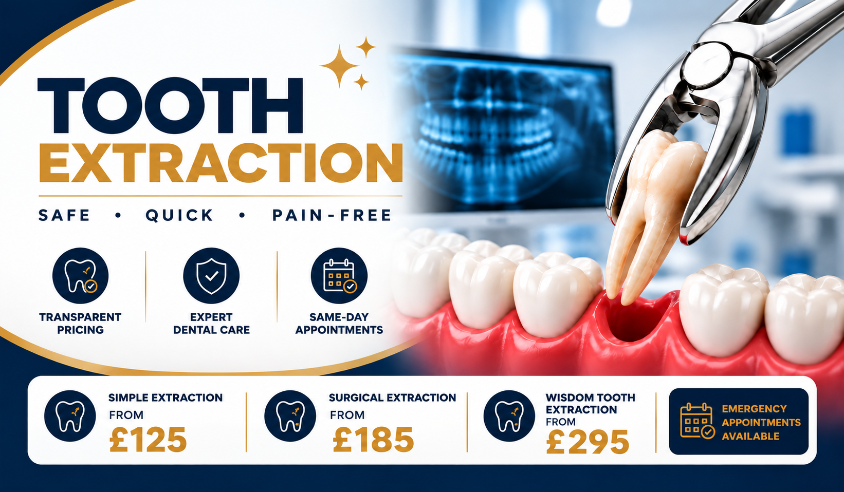 Tooth Extraction Cost in Hanwell